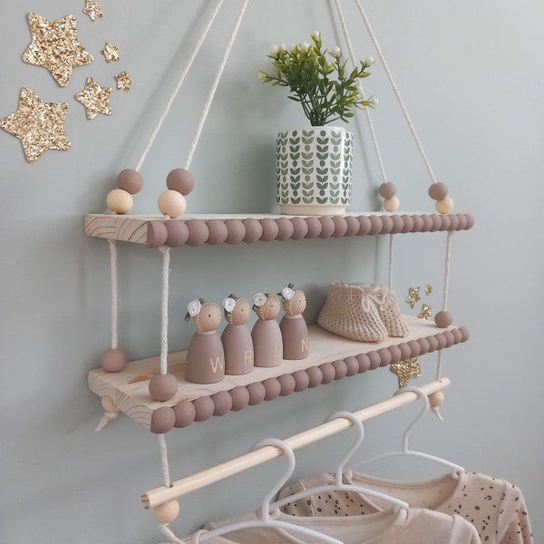 Nursery Shelf With Rail Etsy UK