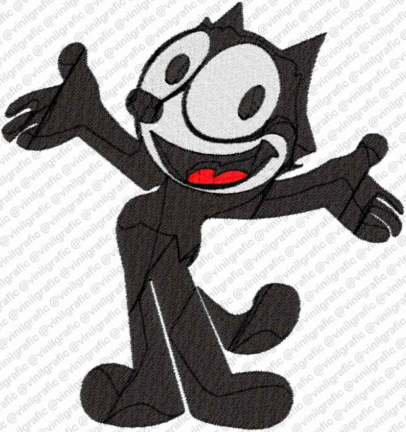Download Felix Cat Cartoon kit of 17 Embroidery Designs Patterns ...