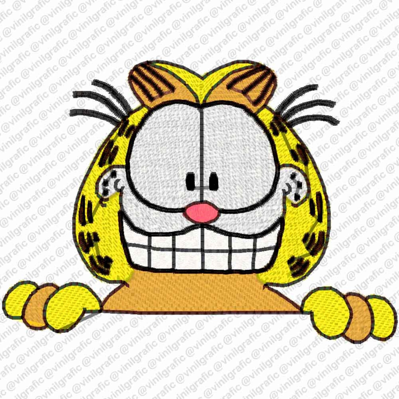 Garfield vol.2 kit of 16 Designs for embroidery machine Kit Etsy