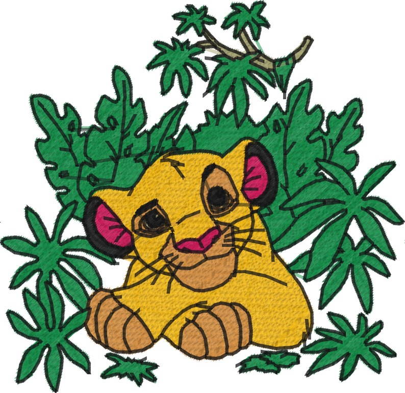 Lion King of 31 Embroidery Designs Sewing Pattern Kit Brother Etsy