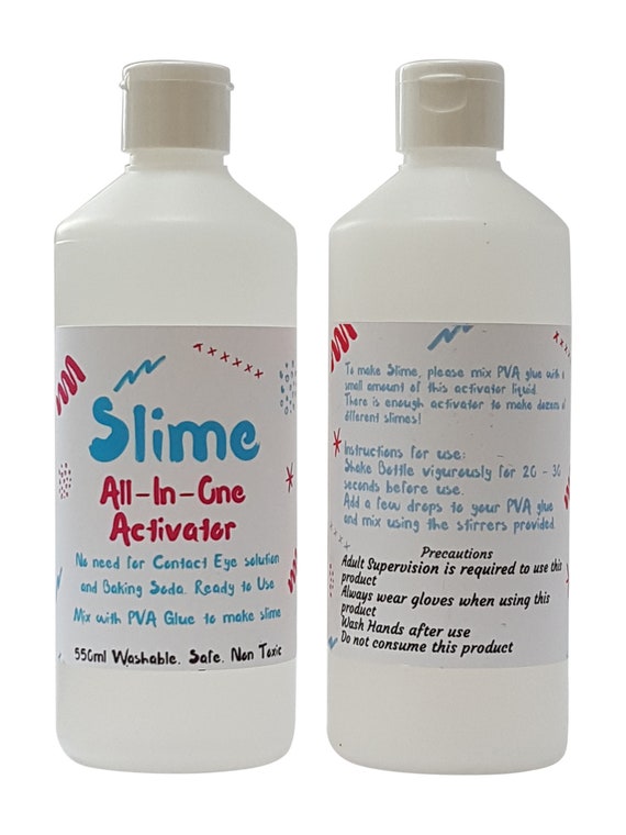 Ultimate 550ml Slime Activator Borax For Making All Slimes Including Floam Flubber Butter Clear Rainbox All In One Activator Formula