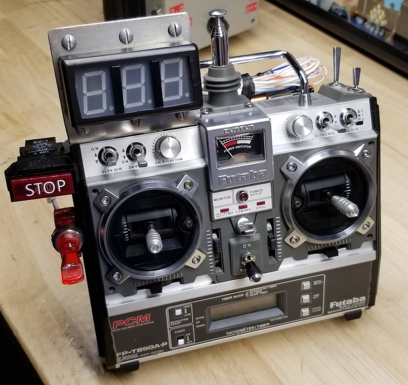 Back to the future Doc brown Futaba RC remote | Etsy