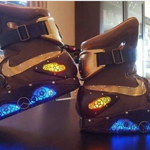 1885 Marty Mcfly Steampunk inspired Mag shoes costume Cosplay