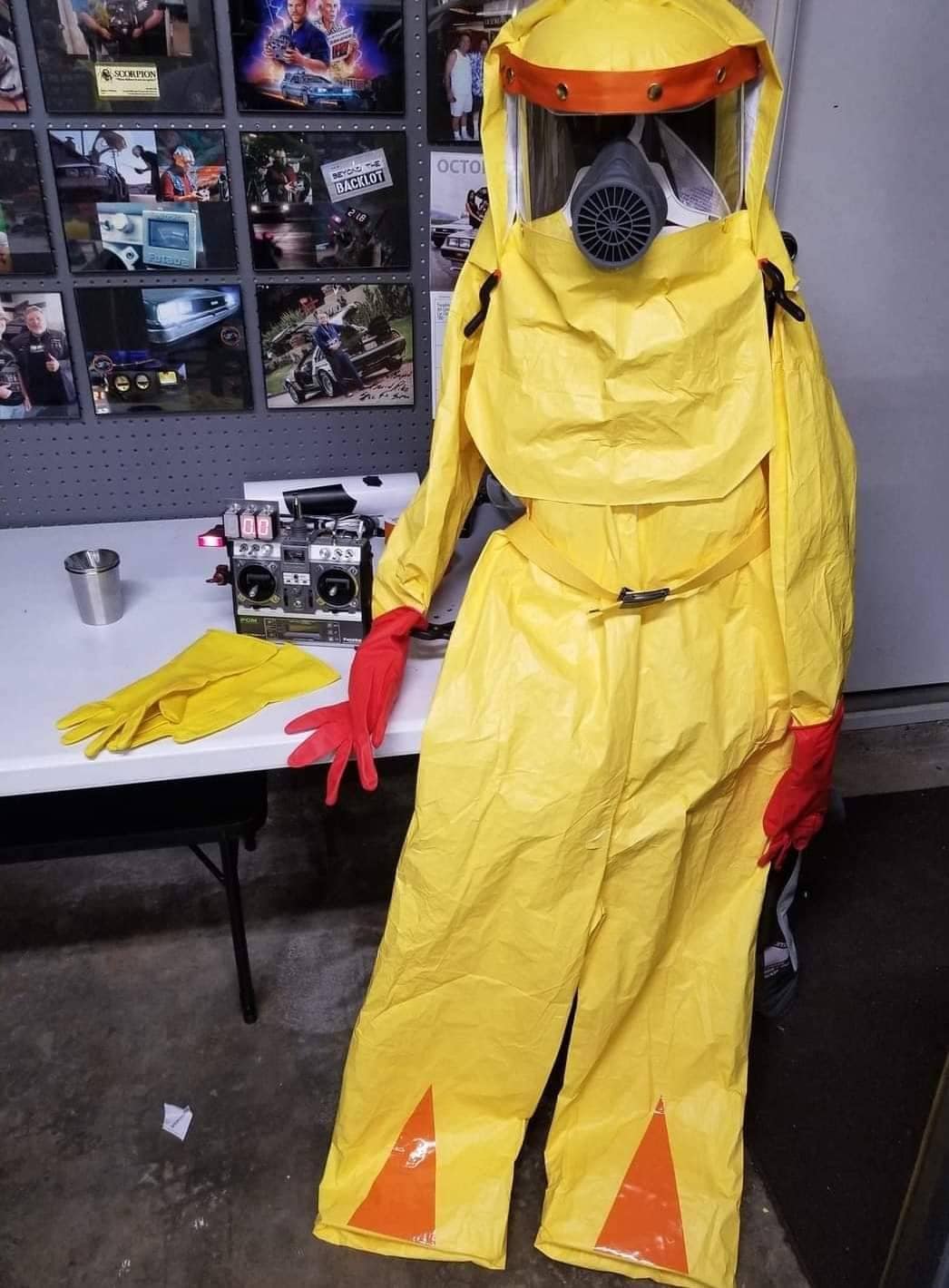 Back to the Future Marty Mcfly Plutonium Hazmat Helmet. Etsy Australia