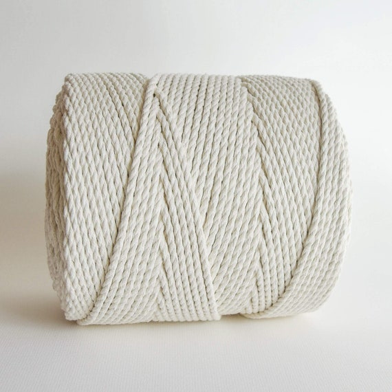 Macrame Cord Macrame Rope 3mm Macrame Cord 400 Meters Natural Cotton Cord