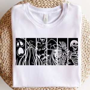 Halloween shirt Svg, Halloween Shirt Design, Happy Halloween Svg, Ghost Svg, Pumpkin Svg, Witch Svg, Cats Svg, Skeleton Svg, horror Svg