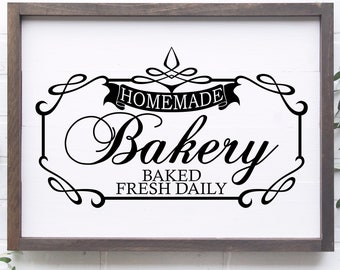 Bakery Svg, Bakeshop Svg, Bakery Shop Svg, Bakery Sign Svg, Bakery Signage Svg, Homemade Svg, Kitchen Svg, Bakery Product Svg, Bread Svg