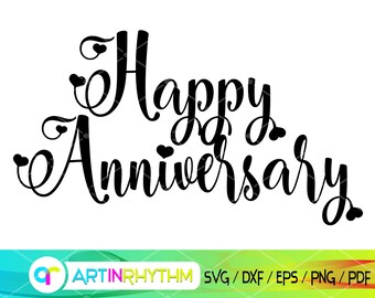 Download Happy Anniversary Svg Etsy