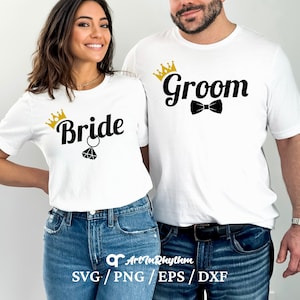 Camisa de novia svg, Camisa de novio svg, Camisa de novio svg, Camisa de novio svg, Camisa de esposo y esposa svg, Camisa de esposo y esposa svg, Camisa de pareja prenupcial svg