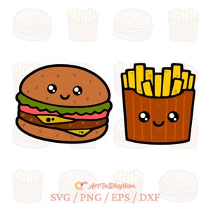 Burger und Pommes geschnitten, geschnitten, geschnitten, geschnitten, geschnitten, geschnitten, geschnitten, geschnitten