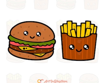 ハンバーガーとフライドポテトは相性抜群！ - Etsy 日本