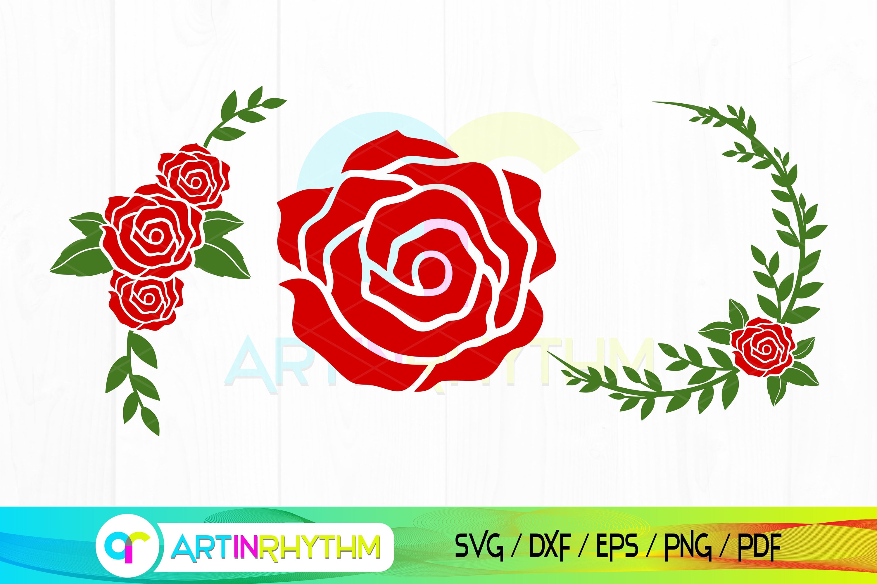 Red Roses Svg Red Rose Svg Rose Svg Cut Files Roses Svg Etsy Israel
