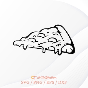 Pizza Svg, Pepperoni Pizza Svg, Food Svg, Pizza Svg Cut File, Pizza Silhouette Svg, Pizza Clipart, Pizza Vector, Pizza Svg File, Pizza PNG