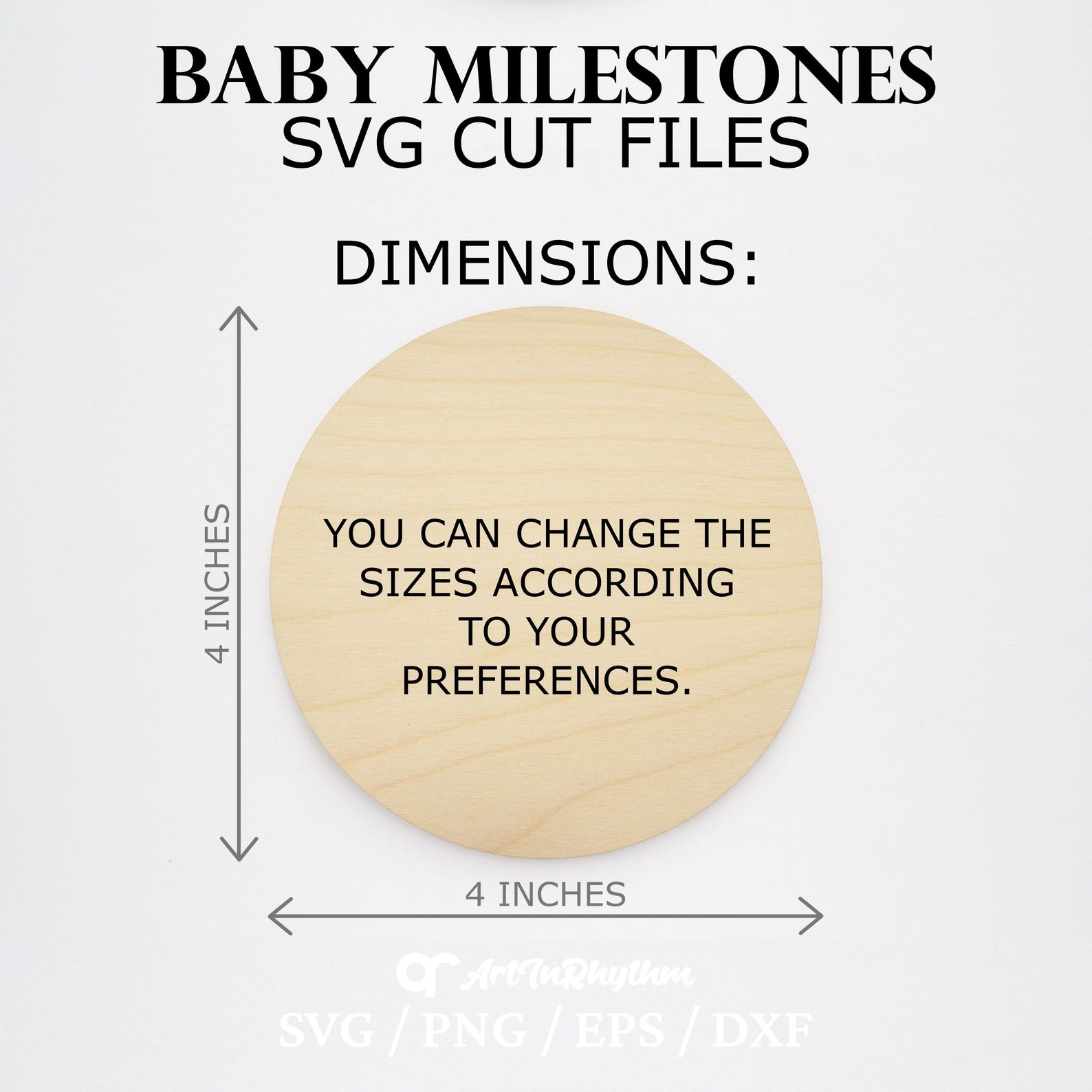 Baby Milestones Svg, Floral Monthly Milestones Svg, Milestone Discs Svg ...