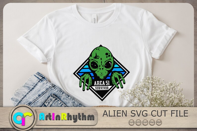 Area 51 Survivor Svg Alien Svg Green Alien Svg Area 51 Svg - Etsy