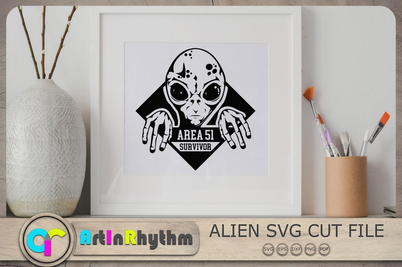 Area 51 Survivor Svg Alien Svg Green Alien Svg Area 51 Svg - Etsy