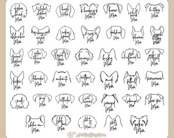 Dog Svg, Dog Mom Svg Bundle, Dog Mom Svg, Dog Svg Bundle, Dog Svg Files, Dog Cliparts, Dog Breeds Svg, Dog Svg Cut Files, Dog Cut Files