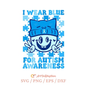 Autismo Svg, Conscientização sobre o Autismo Svg, Em abril usamos azul Svg, Mês de Conscientização sobre o Autismo Svg, Conscientização Mundial sobre o Autismo Svg, Arquivo Autismo Svg