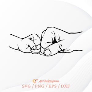 Vuist bult Svg, vader en zoon Svg, vader en zoon Svg, vader Svg, vader Svg, papa en zoon Svg, papa en kleinzoon Svg, opa en kleinkind Svg