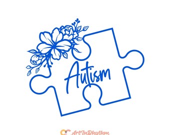 Autism Puzzle svg, Autism Awareness svg, Autism Symbol svg, Embrace Neurodiversity svg, Autism Awareness Month svg, World Autism Day svg