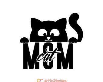 mamá gata svg, mamá gata svg, mamá peluda svg, mamá peluda svg, amante de las mascotas gatas svg, camisa svg gato, archivos de corte gato, archivos svg gato, mascota gato svg, mamá svg