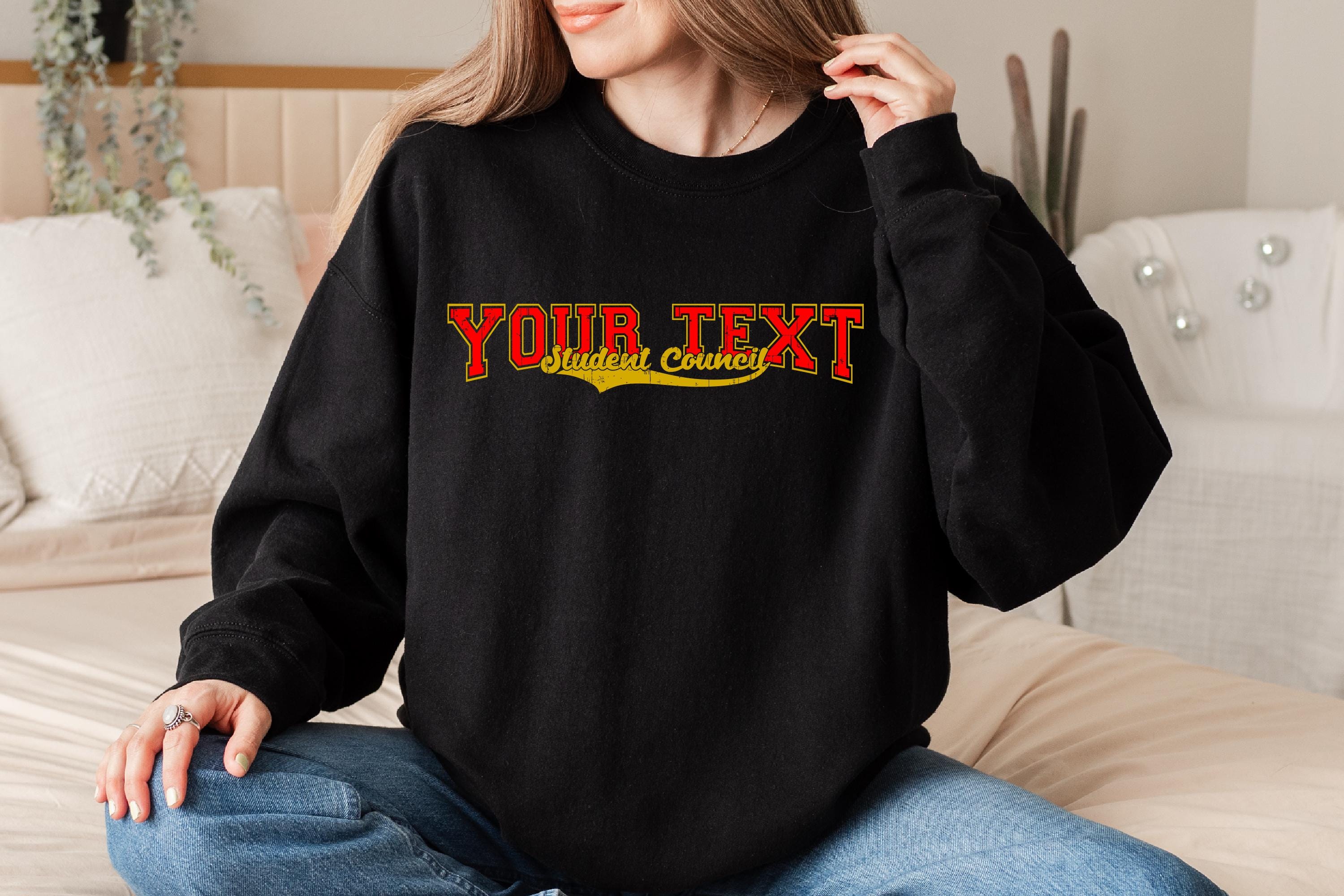 Personalized Student Council Shirt Svg, Custom Text Student Council ...
