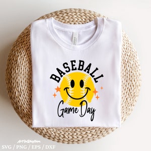 Baseball Spiel Tag Shirt svg, Baseball Spiel Kind Shirt, Baseball Spiel PNG Sublimation, Baseball Logo Shirt, Baseball Smiley Ball svg, Baseball