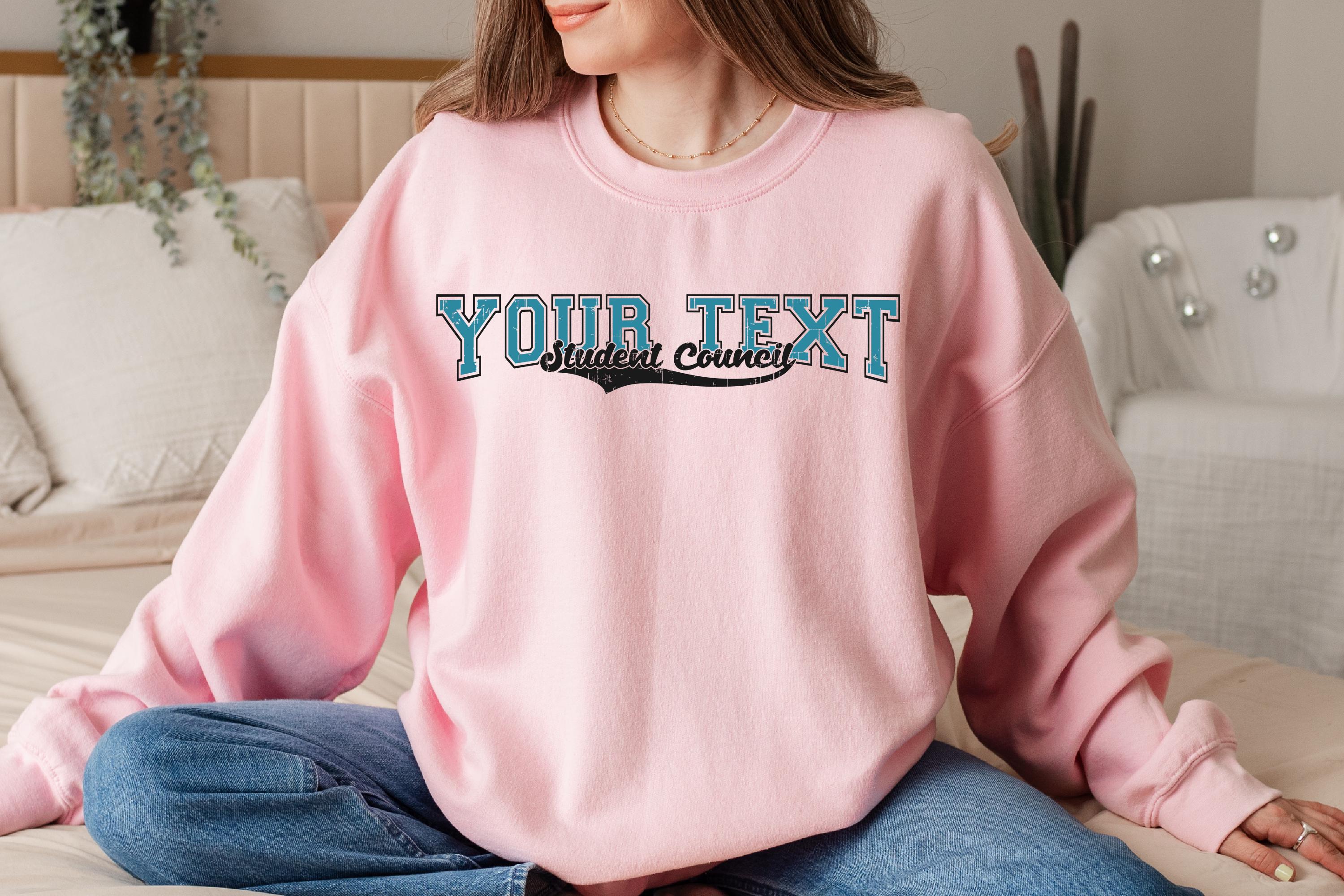 Personalized Student Council Shirt Svg, Custom Text Student Council ...