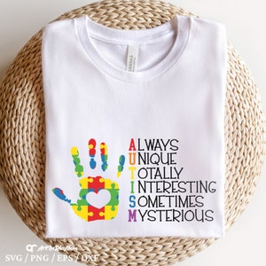 Autism Svg, Autism Awareness Svg, Autism Puzzle Svg, Autism Svg File, Autism Shirt Design, Autism Clipart, Handprint Svg, Puzzle Svg