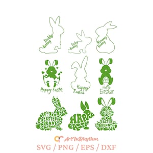 Joyeuses Pâques svg, svg lapin de Pâques, lapin de Pâques, svg maman lapin, svg papa lapin, bébé lapin svg, svg famille lapin, chemise de Pâques