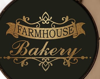 Bakery Svg, Farmhouse Bakery Svg, Bakery Signage Svg, Patisserie Svg, Bakery Shop Sign Svg, Kitchen Svg, Bakery Product Svg, Baking Svg
