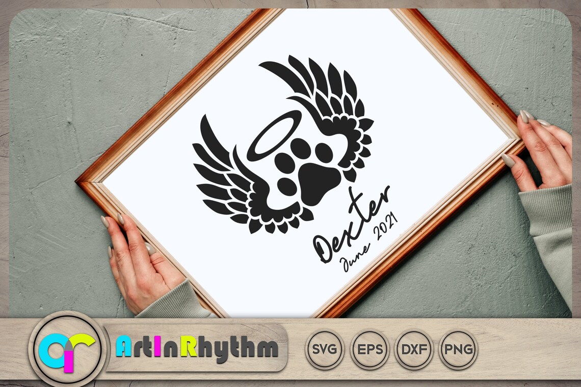 Pet Memorial Svg Pet Loss Svg Dog Paw Print Svg Dog - Etsy