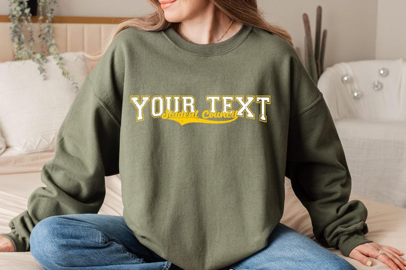 Personalized Student Council Shirt Svg, Custom Text Student Council ...