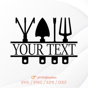 Garden Svg, Garden Split Monogram Svg, Gardening Tool Svg, Farm Svg, Farmhouse Svg, Gardening Svg, Planting Svg, Gardener Svg, Farm Sign Svg
