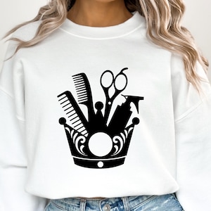 Hairstylist queen svg, Hairdresser queen svg, Hairstylist monogram svg, hairdresser monogram svg, Hair Salon svg, Beauty Parlor svg,