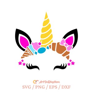 Unicorn svg, Sweet Unicorn Face Svg, Birthday Unicorn Svg, Unicorn Face Svg, Unicorn Head Svg, Unicorn Horn Svg, Unicorn Clip Art, Baby Svg
