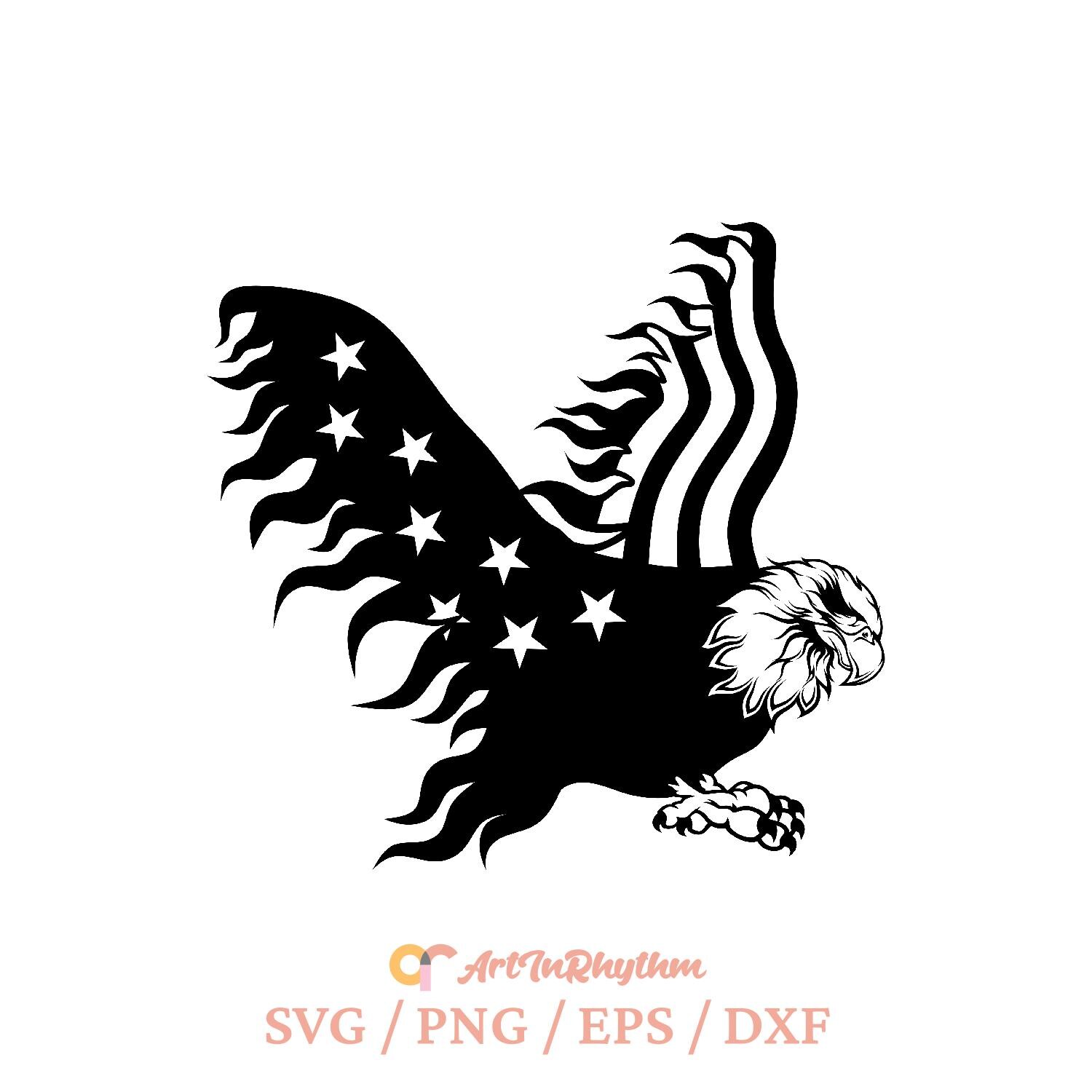 American Eagle Svg, 4th of July Svg, Independence Day Svg, Patriotic ...