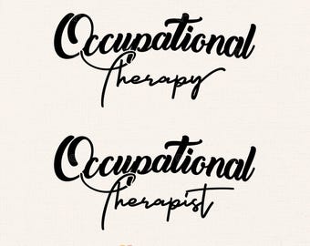 Terapia ocupacional SVG, Terapeuta ocupacional SVG, Terapia ocupacional PNG, Ocupación SVG, Terapeuta SVG, Camiseta SVG, Regalo de terapeuta