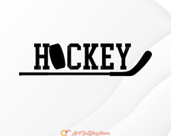 Hockey Svg, Ice Hockey Svg, Hockey Clipart, Hockey Stick Svg, Hockey Puck Svg, Hockey Shirt Design, Sports Svg, Hockey Svg Cut File, Sports