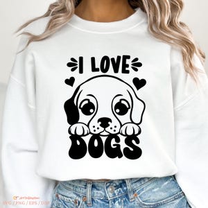 Me encantan los perros, Amante de los perros svg, Mamá del perro svg, Mamá del perro svg, Camisa del padre del perro svg, Perro divertido svg, Amante del perro svg, Archivos svg del perro, Archivos cortados del perro