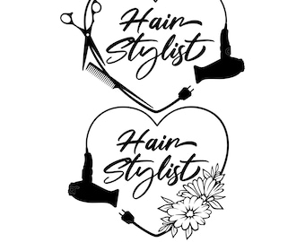 Hair Stylist Svg, Hairdresser Svg, Cosmetologist Svg, Hair Salon Svg, Hairstylist Clipart, Salon Svg, Hairdresser Gift, Hair Stylist Gift