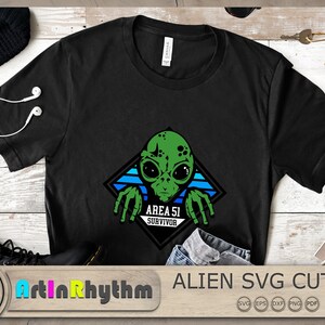 Area 51 Survivor Svg, Alien Svg, Green Alien Svg, Area 51 Svg, Alien ...