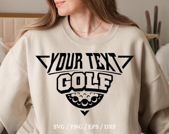 Golf svg, personalize Golf logo, Custom school mascot, Player name shirt, Sports team dtf design, Golf  Png sublimation, Golf ball shirt svg