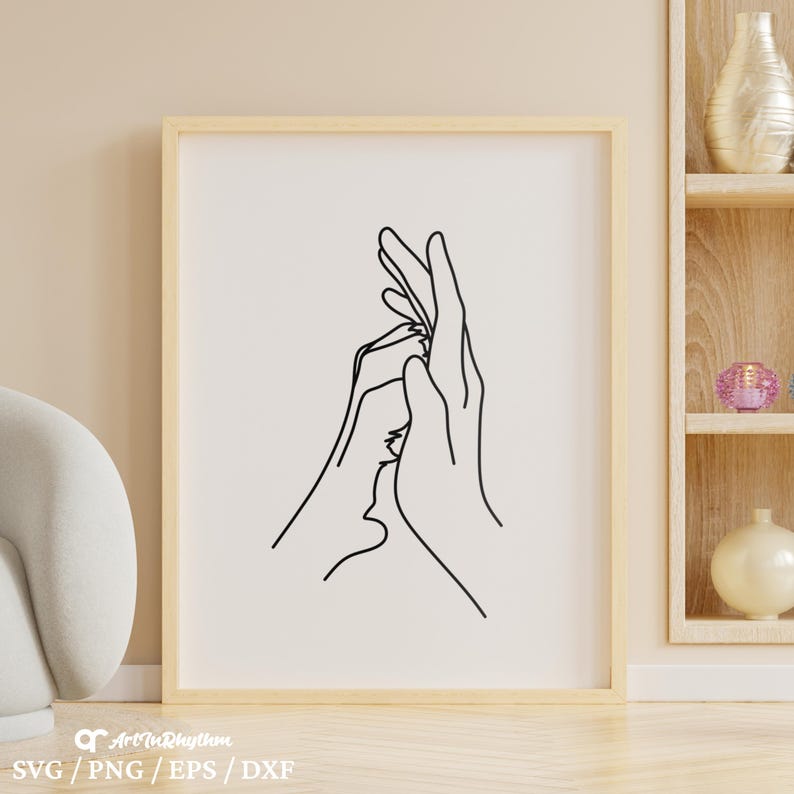 Puede incluir: Un dibujo en blanco y negro de dos manos entrelazadas. Las manos est&aacute;n dibujadas en un estilo simple y minimalista.