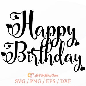 Birthday Svg, Happy Birthday Svg, Birthday Svg File, Birthday Girl Svg, Birthday Boy Svg, Birthday Svg Cut File, Birthday Clip Art, Birthday