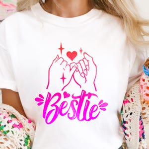 Best friend pinky promise svg, Pinky promise svg, Bestie svg, Girl Best friend svg, friendship svg, Best friend handshake svg, Friend shirt