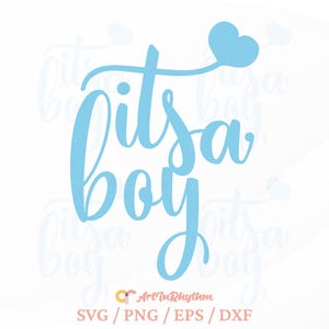 Bebé Svg, Es un Niño Svg, Bebé Niño Svg, Bebé Recién Nacido Svg, Mameluco De Bebé Svg, Revelación De Género Svg, Adorno Para Tarta Svg, Anuncio De Embarazo Svg