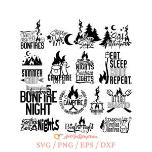 Camping svg, Camping svg bundle, Camp svg bundle, Camp shirt svg, Camping logo svg, Camping quote svg, Hiking svg, Trekking svg, bonfire svg
