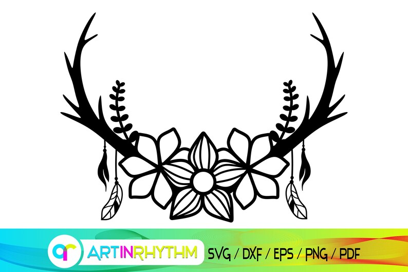 Download Floral Deer Antlers Svg File Flower Svg Antlers Floral Deer Antler Deer Antlers Deer Decals Deer Antlers Svg Deer Svg Antler Svg Clip Art Art Collectibles Trendingtamillyrics Com