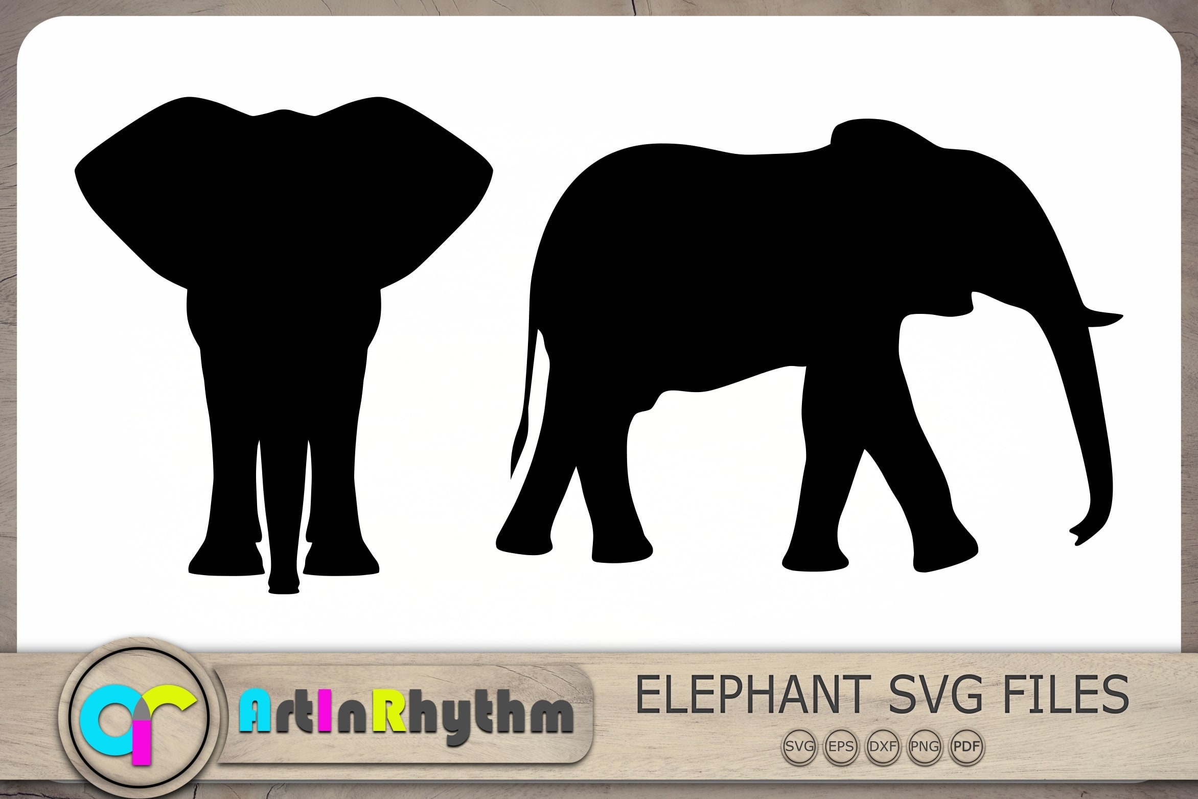 Elephant Clipart Silhouette